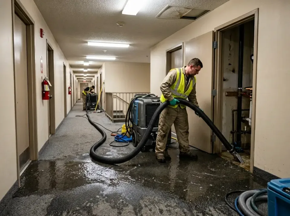 multi-unit-apartment-hallway-f-005 — frequently asked questions, Emergency Burst Pipe Water Extraction & Removal in Jacinto…